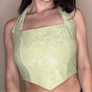 Green Halter Crop